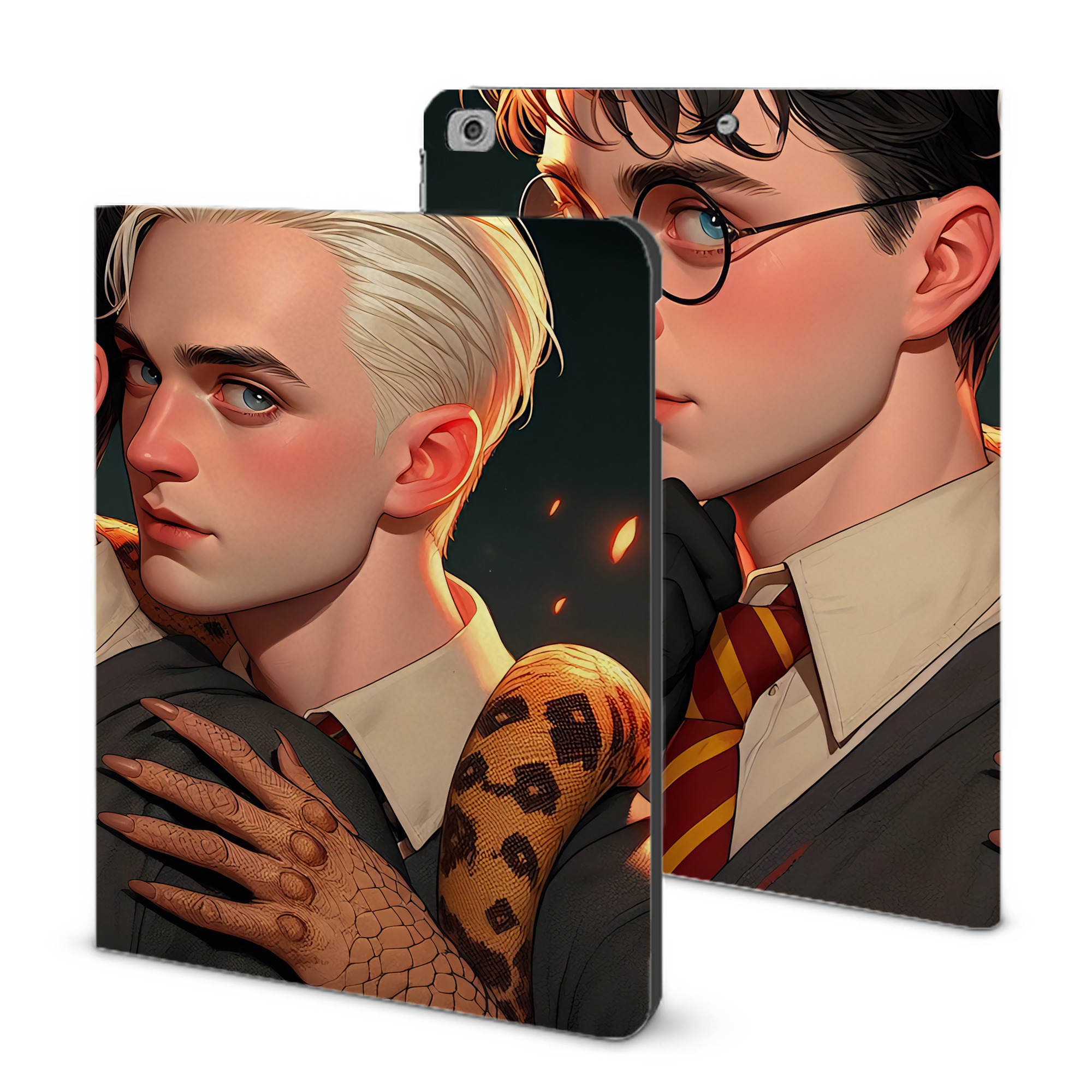 （画像用） Harry Potter ハリー・ポッターシリーズ IPad ケース ブック型 PUレザー TPU 耐衝撃 軽量 薄型 ペン収納なし 全面保護 IPad 各モデル対応